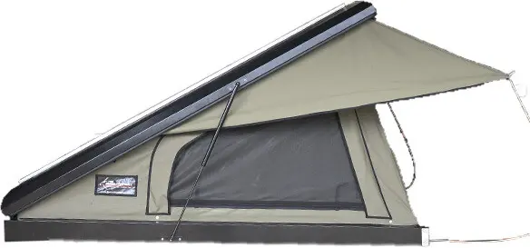 Clamshell Roof Top Tent Classic -Open Side View