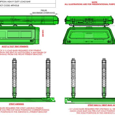 Heavy Duty Load Bar