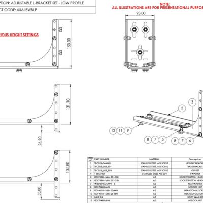 Low Profile L Bracket